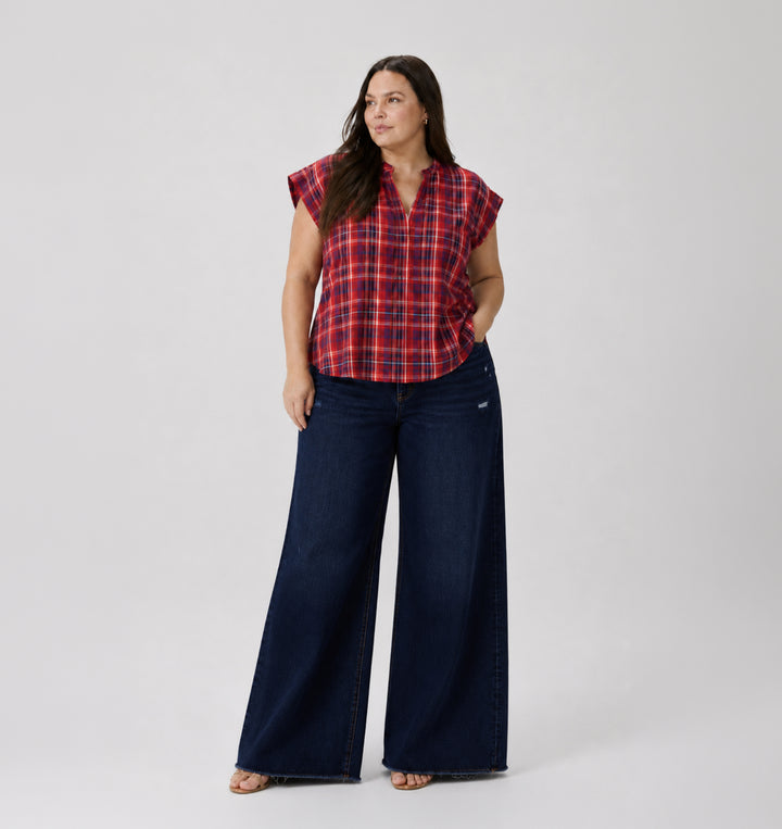 Berry Check Top