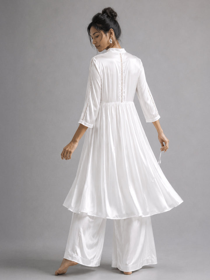 Butter Silk Gathered Kurta
