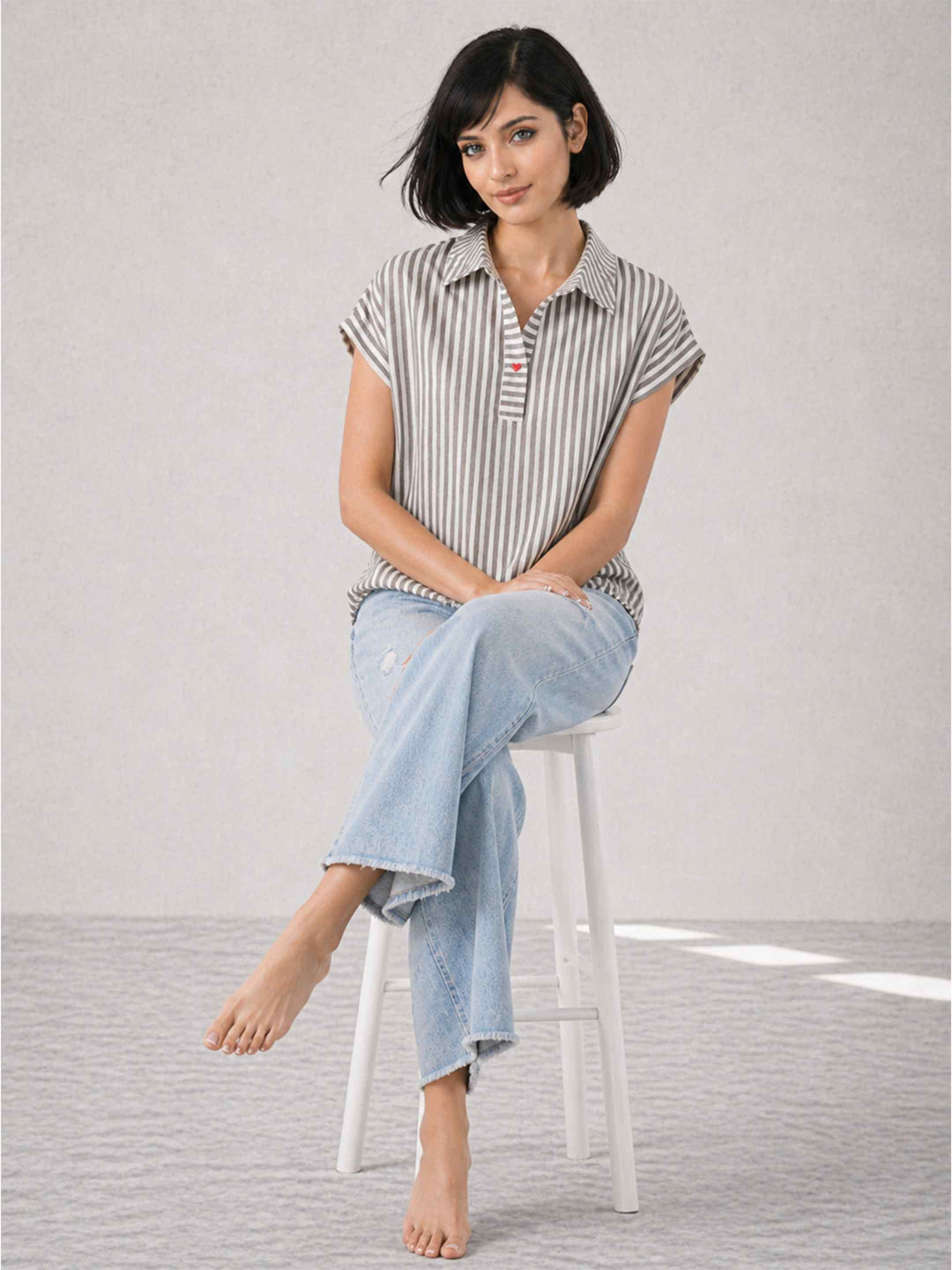 Salt Stripe Top