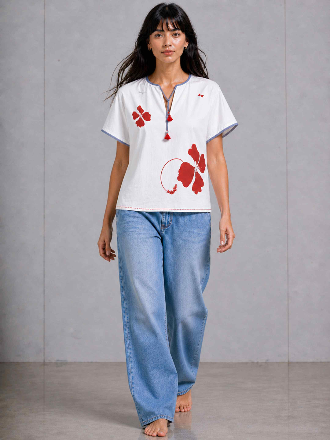 White Petal Top
