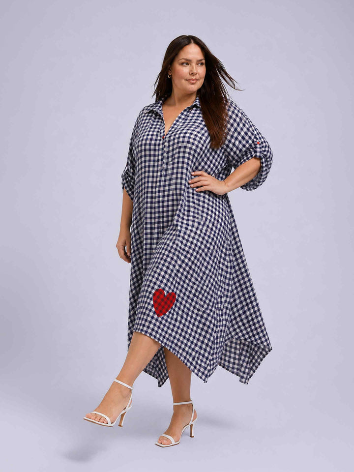 Hearts Check Dress