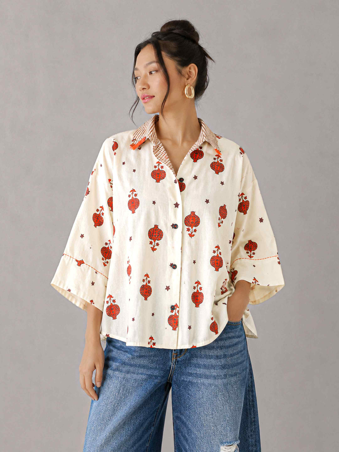 Anardaani Top - Buttoned Down