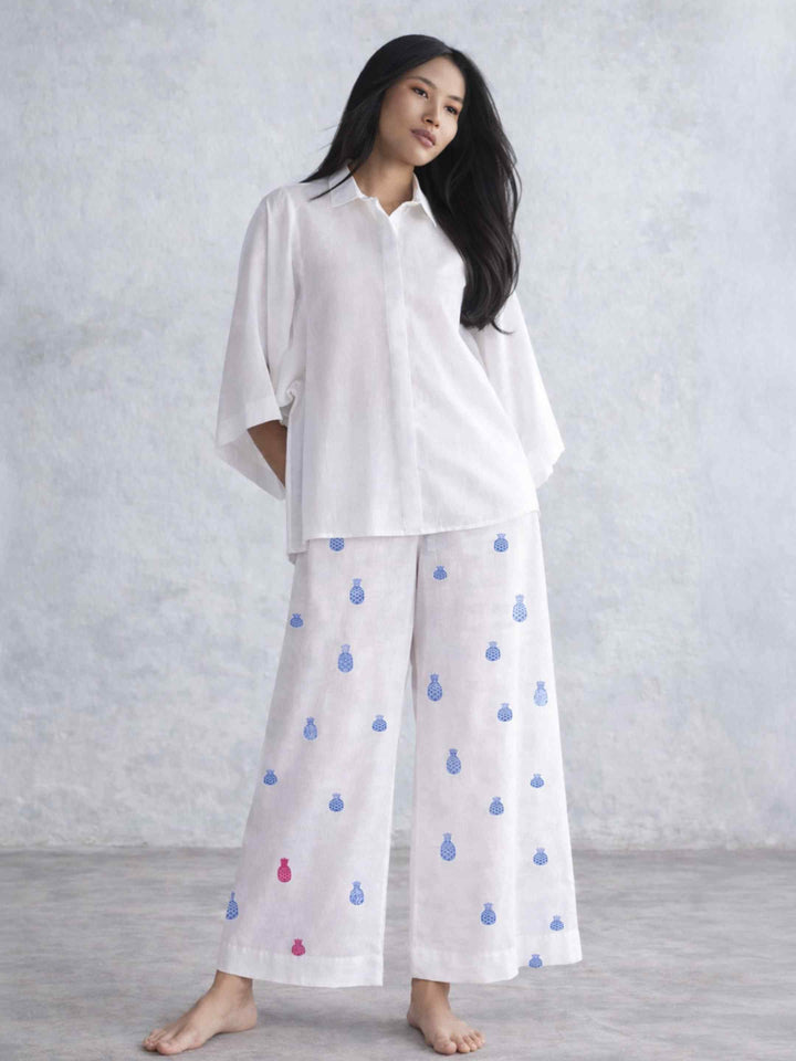 Pineapple Pop Pants - Blue