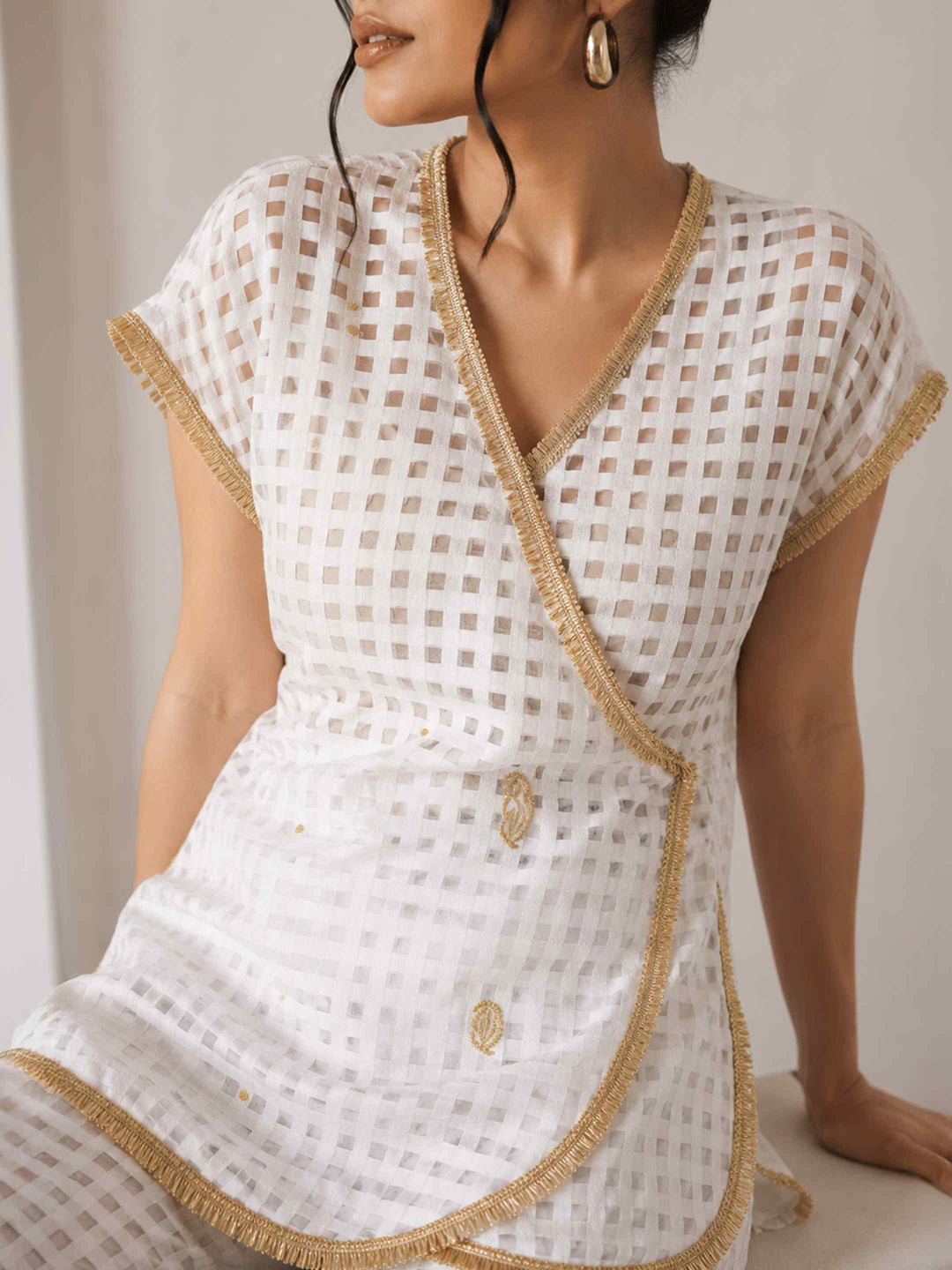 Ivory Gota Co-ord Set