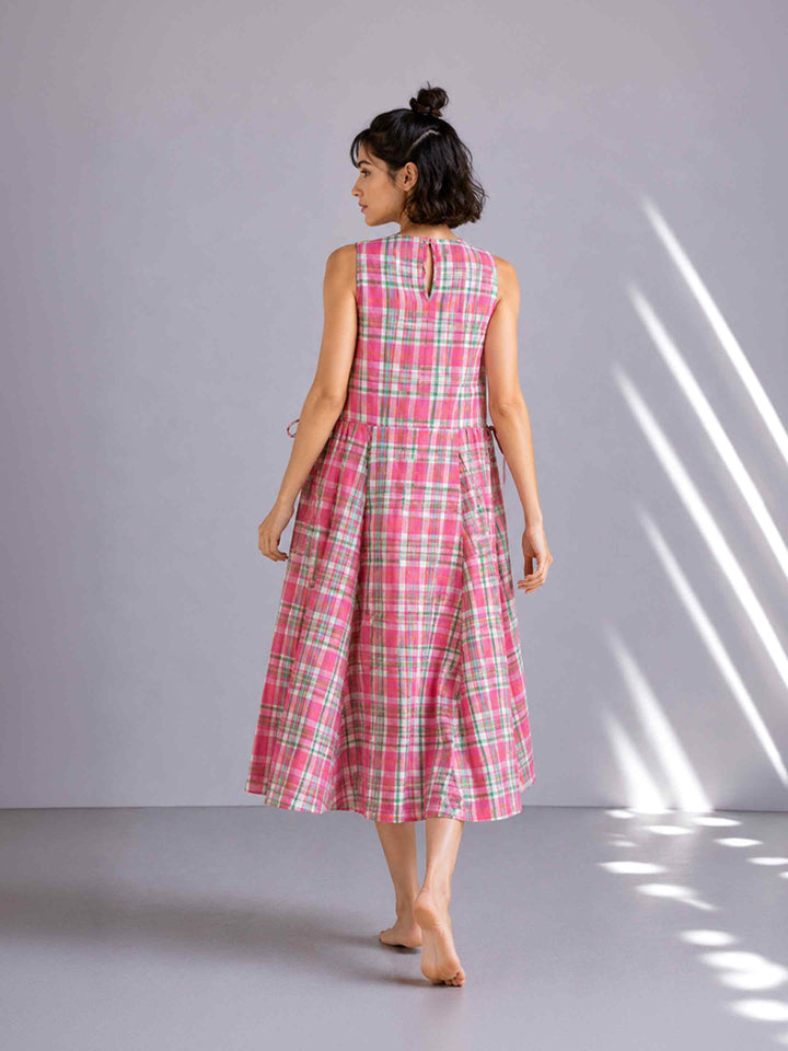 Pink Parrot Dress