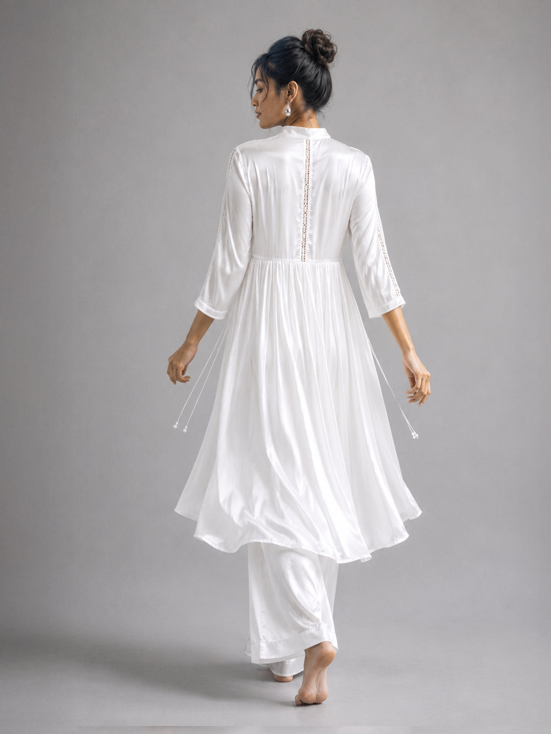Butter Silk Gathered Kurta