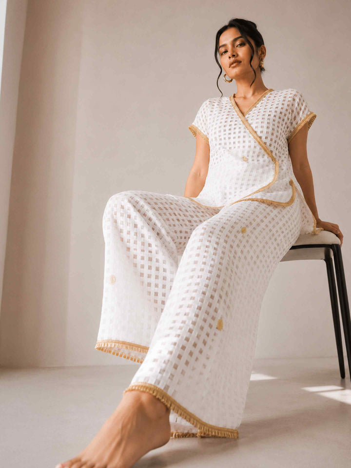 Ivory Gota Co-ord Set