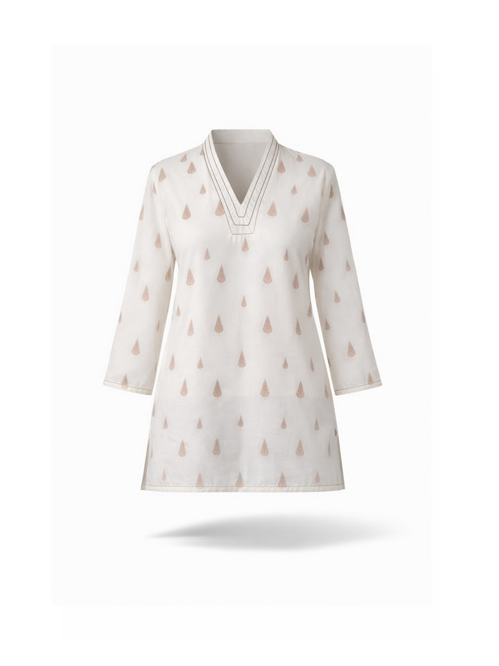 Chitram Kurti - White