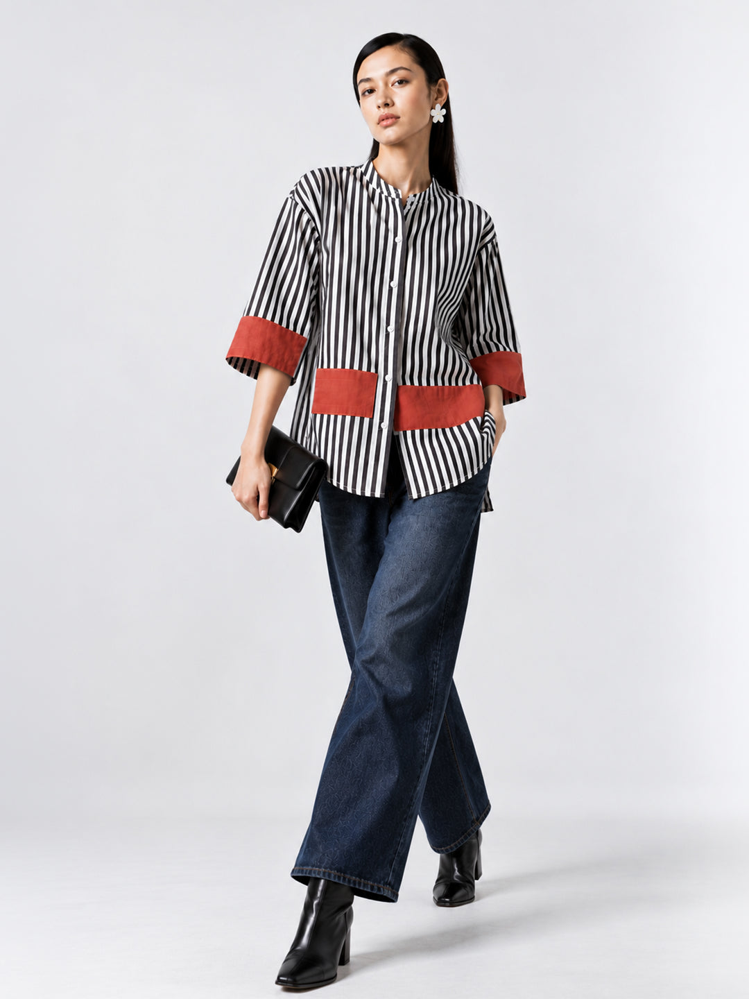 Patchwork Stripe Shirt