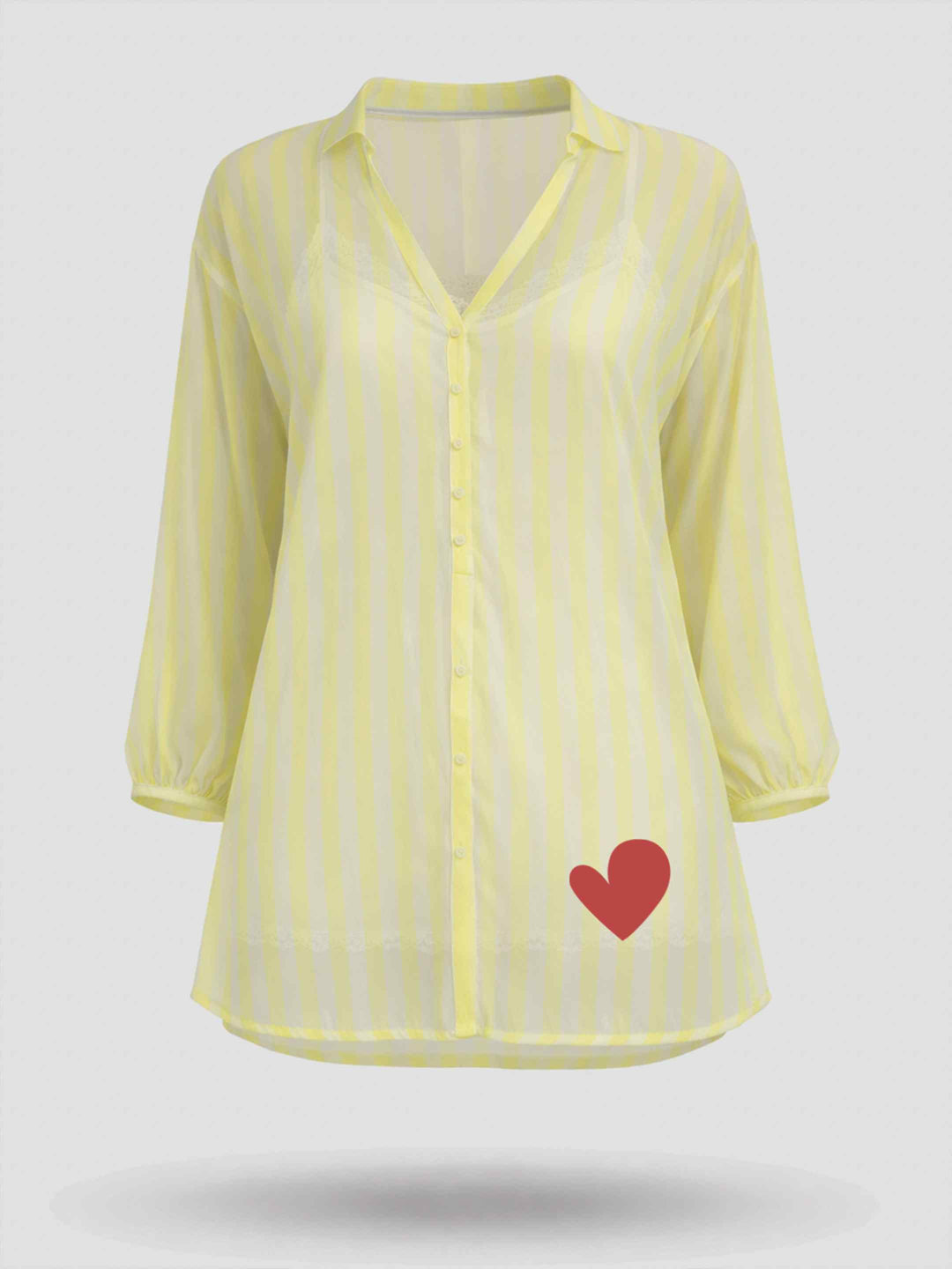 Lime Sheer Top