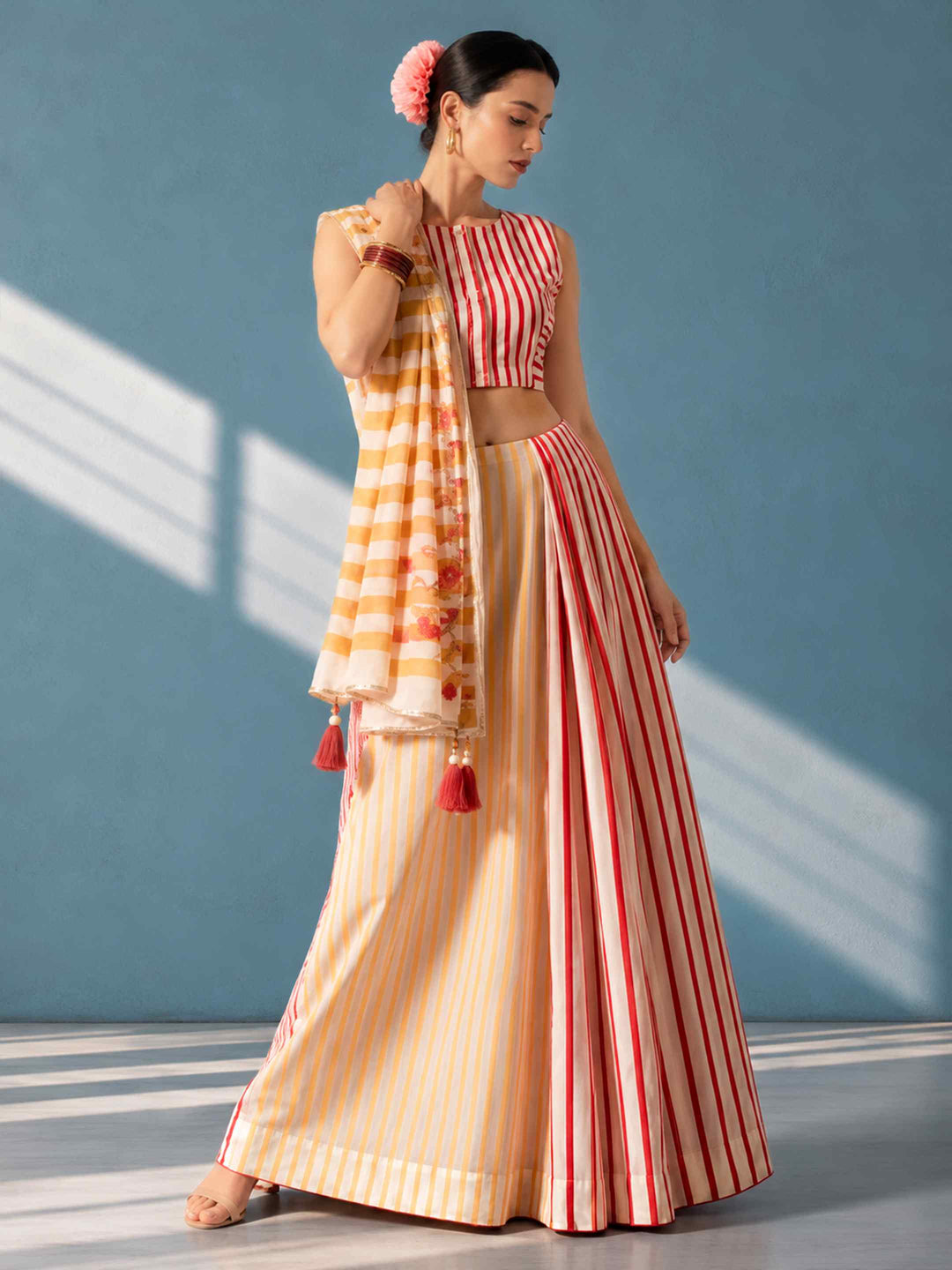 Rangmoti Mekhela Chador Saree