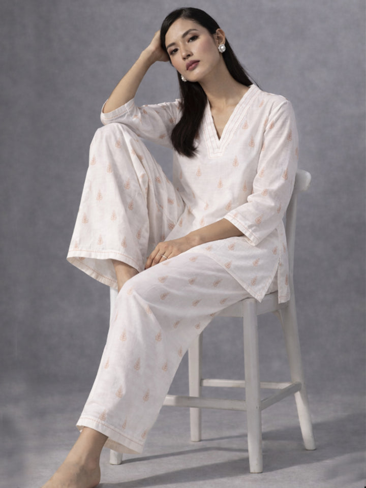 Chitram Kurti - White