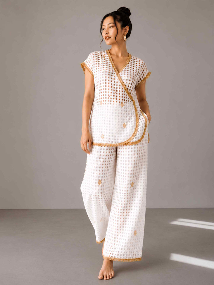 Ivory Gota Co-ord Set