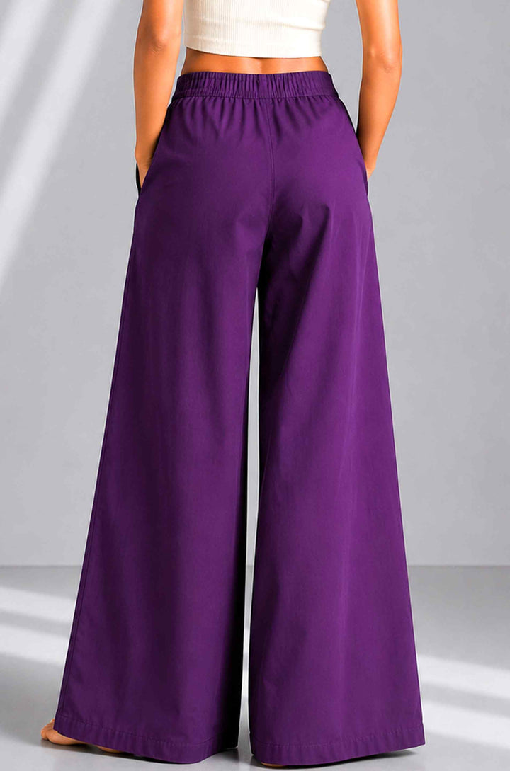 Doodle Pants - Aubergine Star
