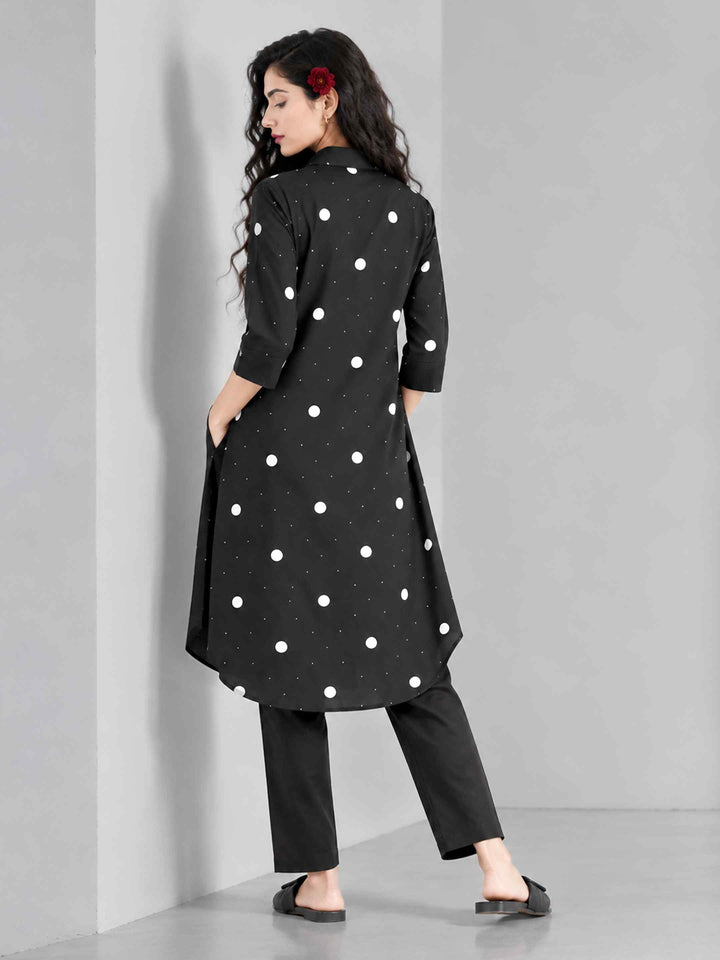 Scattered Polka Kurta