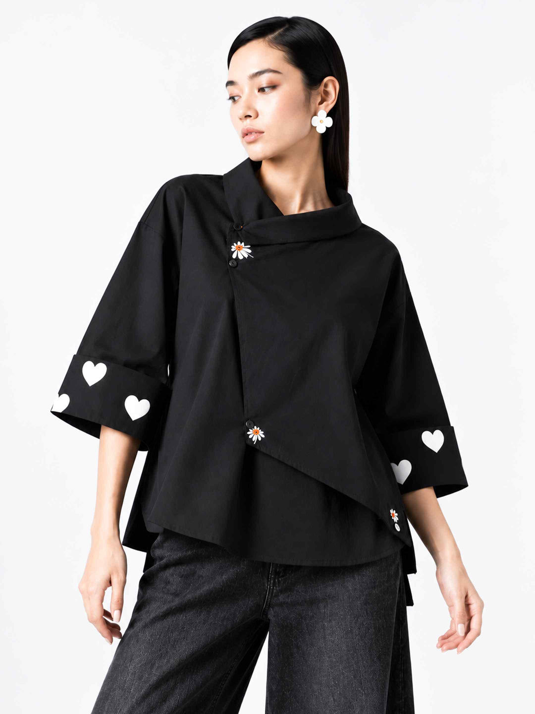 Overlap Pannel Shirt