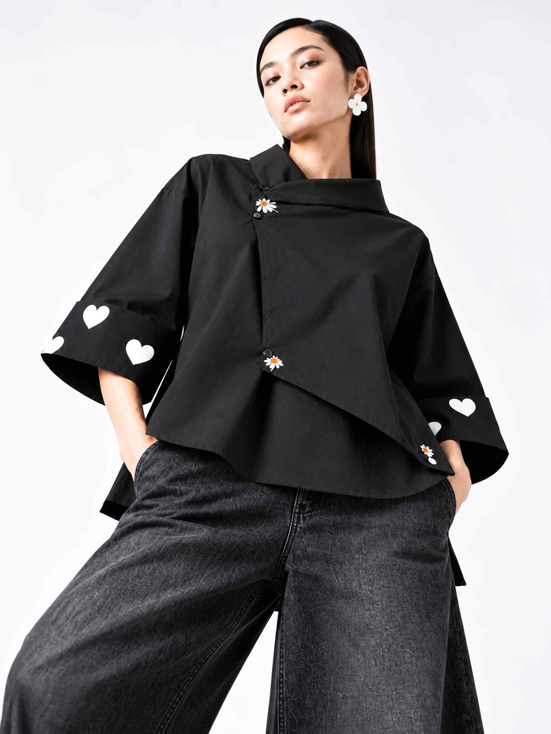 Overlap Pannel Shirt