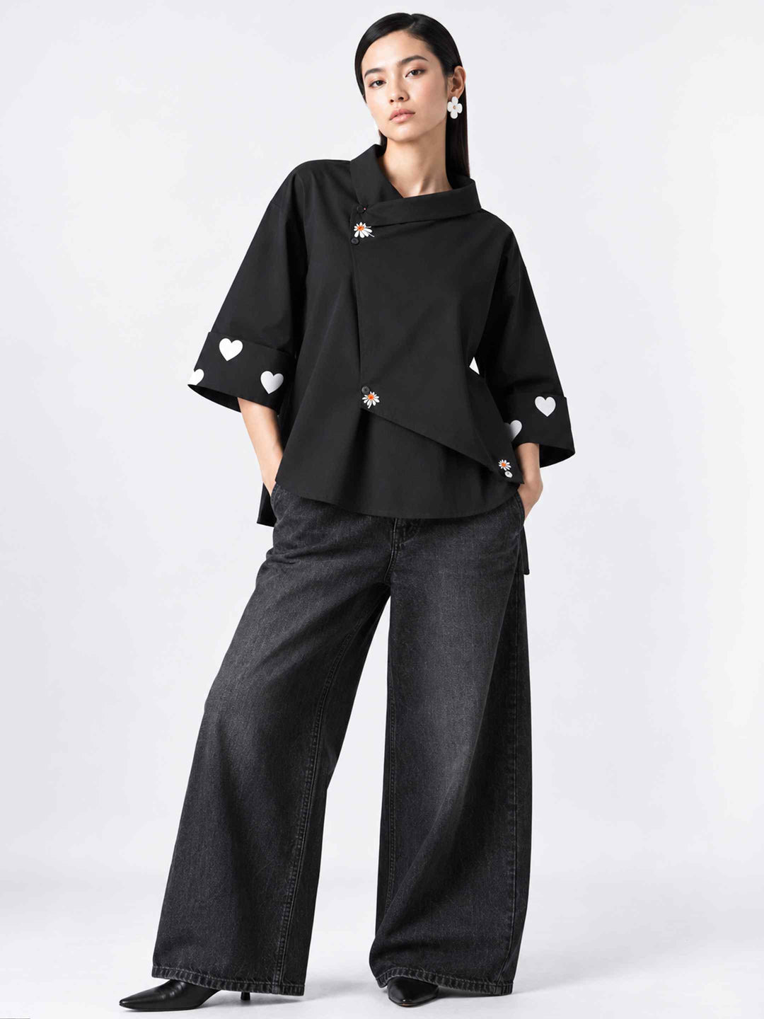 Overlap Pannel Shirt