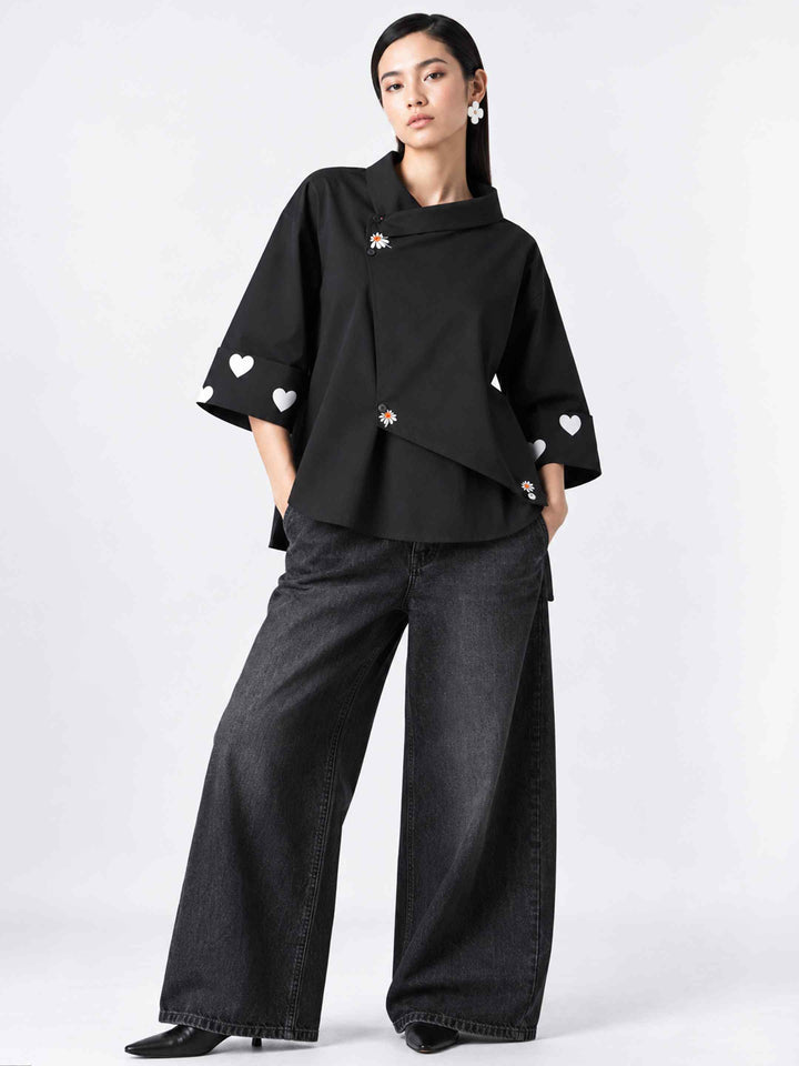 Overlap Pannel Shirt