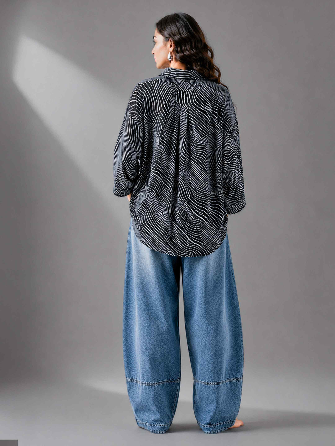 Zebra Ripples Top