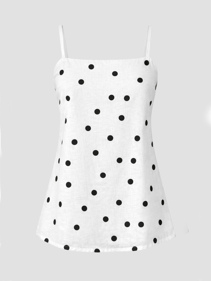 Tie Up Dori Top - Polka Dot