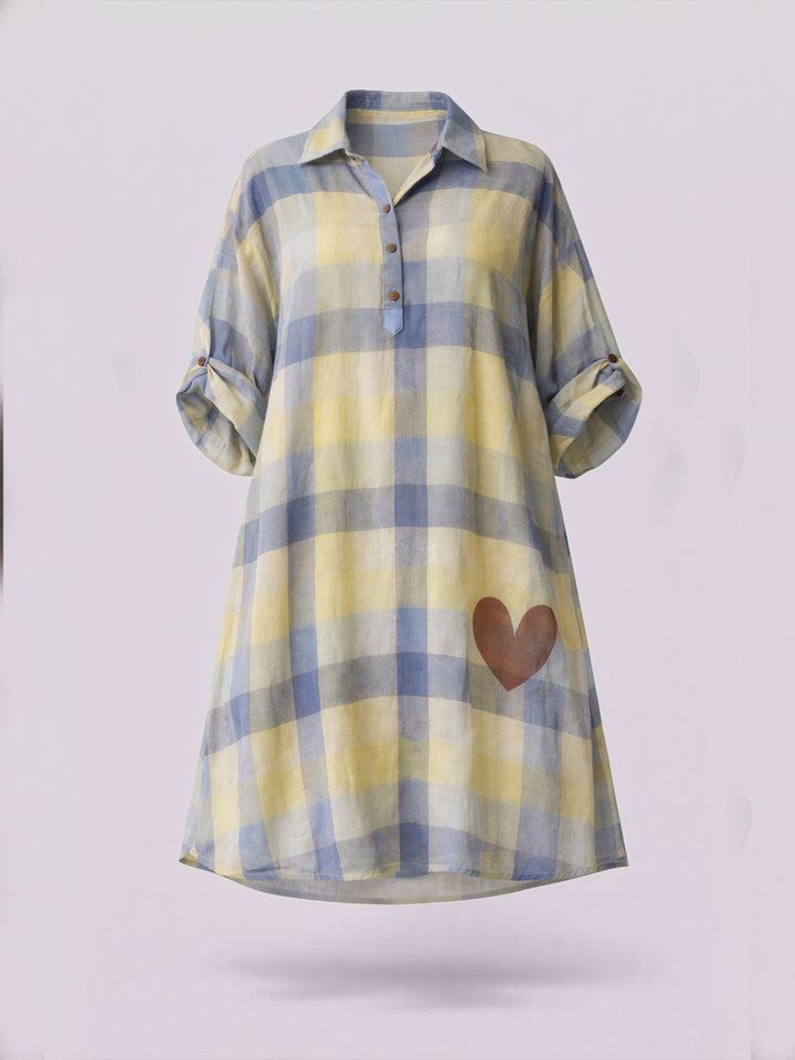 Meadow Check Dress