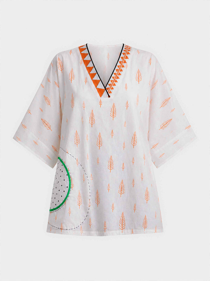Terracotta Leaf Top