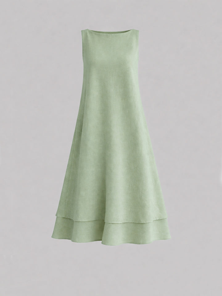 Noir Flow Dress - Green