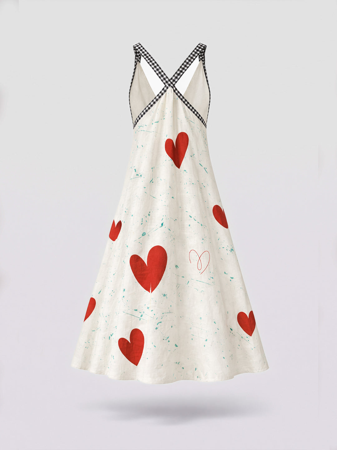 Sora Heart Dress - White.