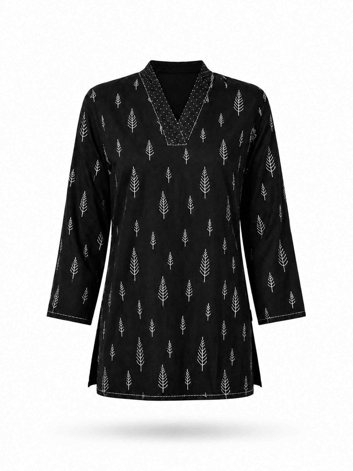 Midnight Ikkat - Silver