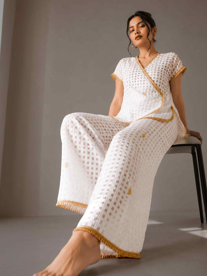 Ivory Gota Co-ord Set