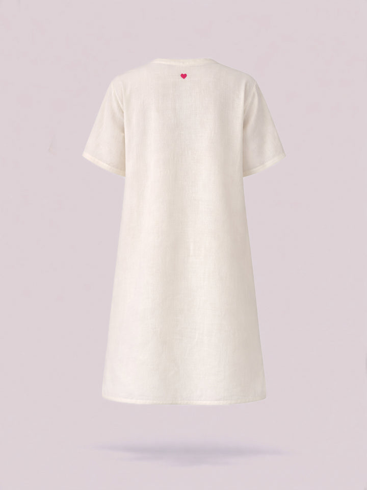 Flora Kurta - White I