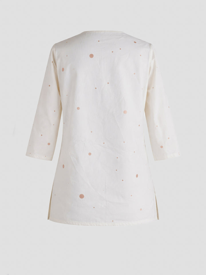 Noor Kurti - Ivory White