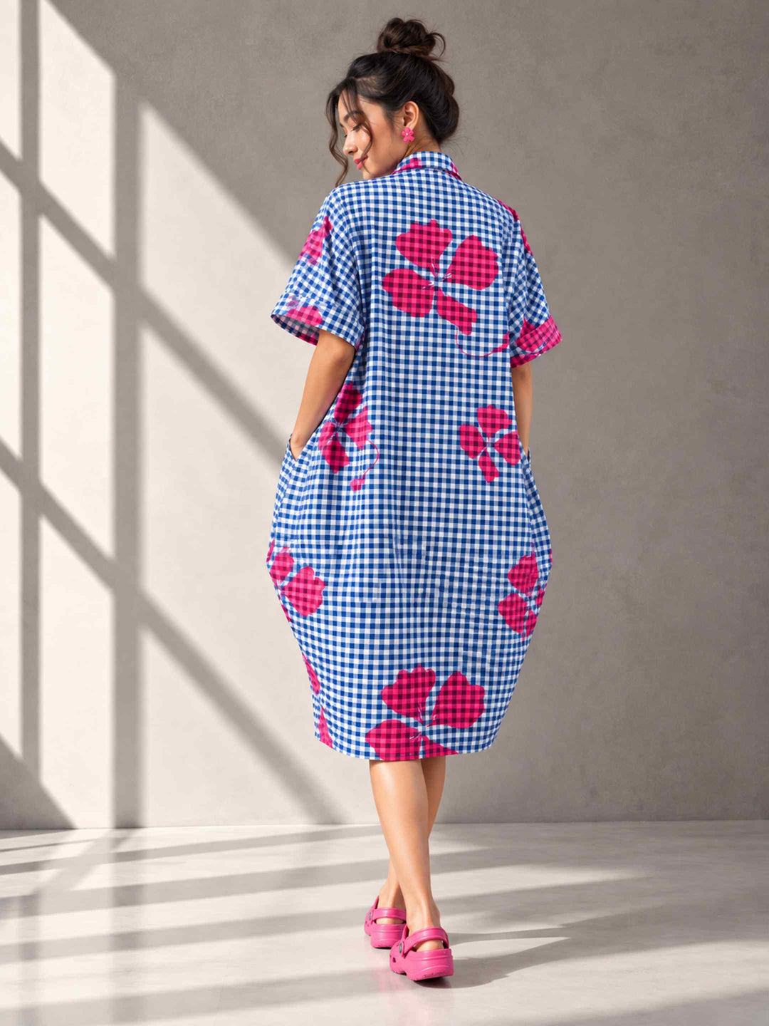 Cocoon Dress - Blueberry Crush