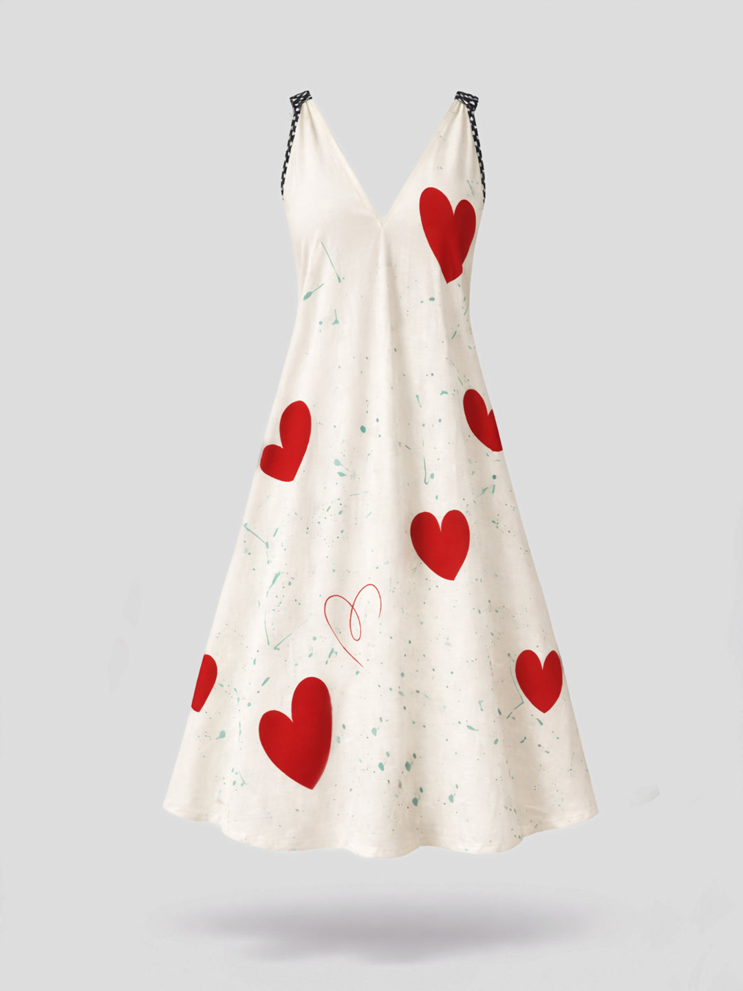 Sora Heart Dress - White.