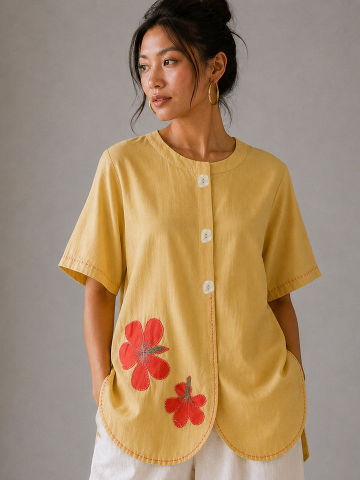 Butter Daisy Top