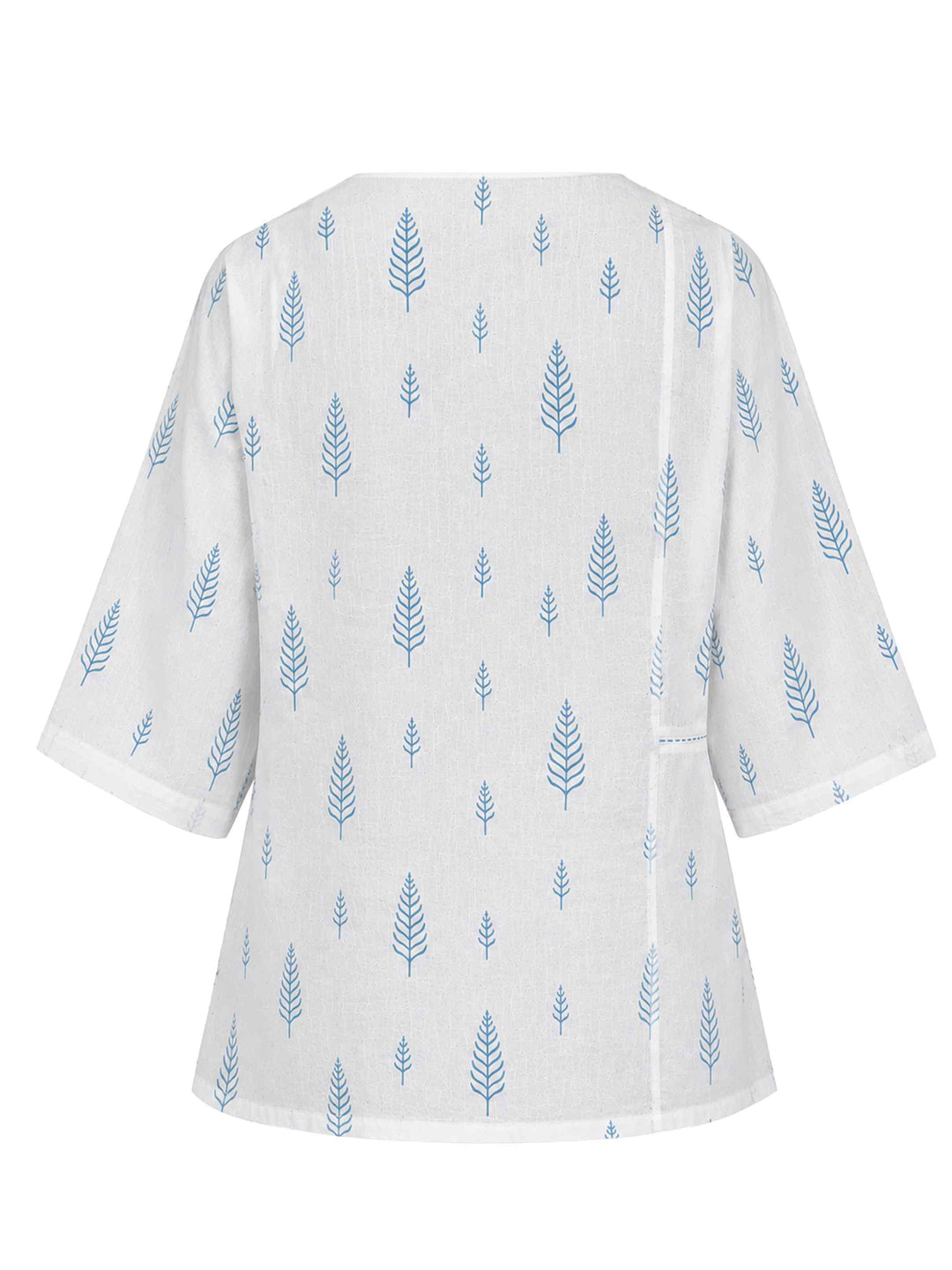 Indigo leaf Top