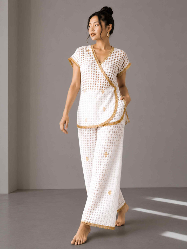Ivory Gota Co-ord Set