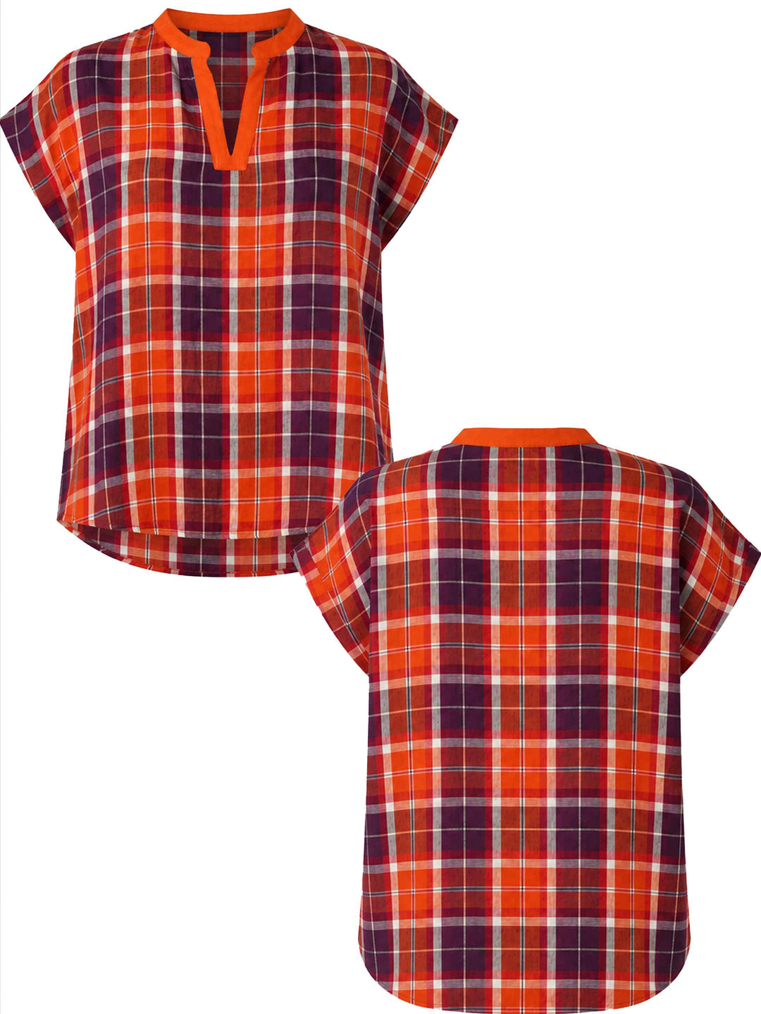 Mulberry Check Top