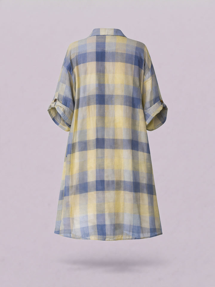 Meadow Check Dress