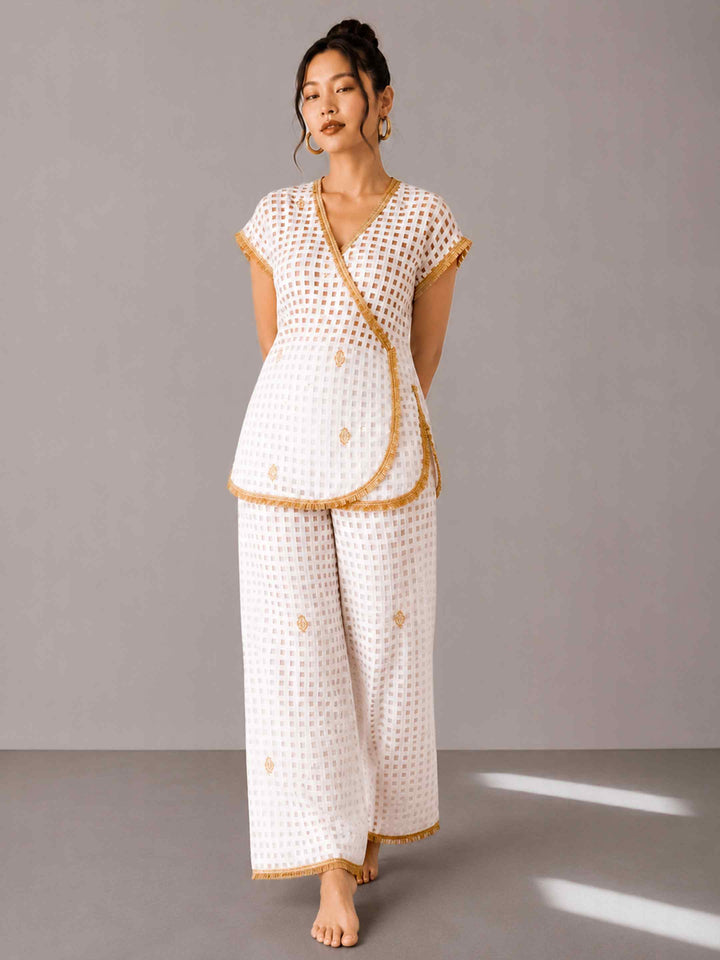Ivory Gota Co-ord Set
