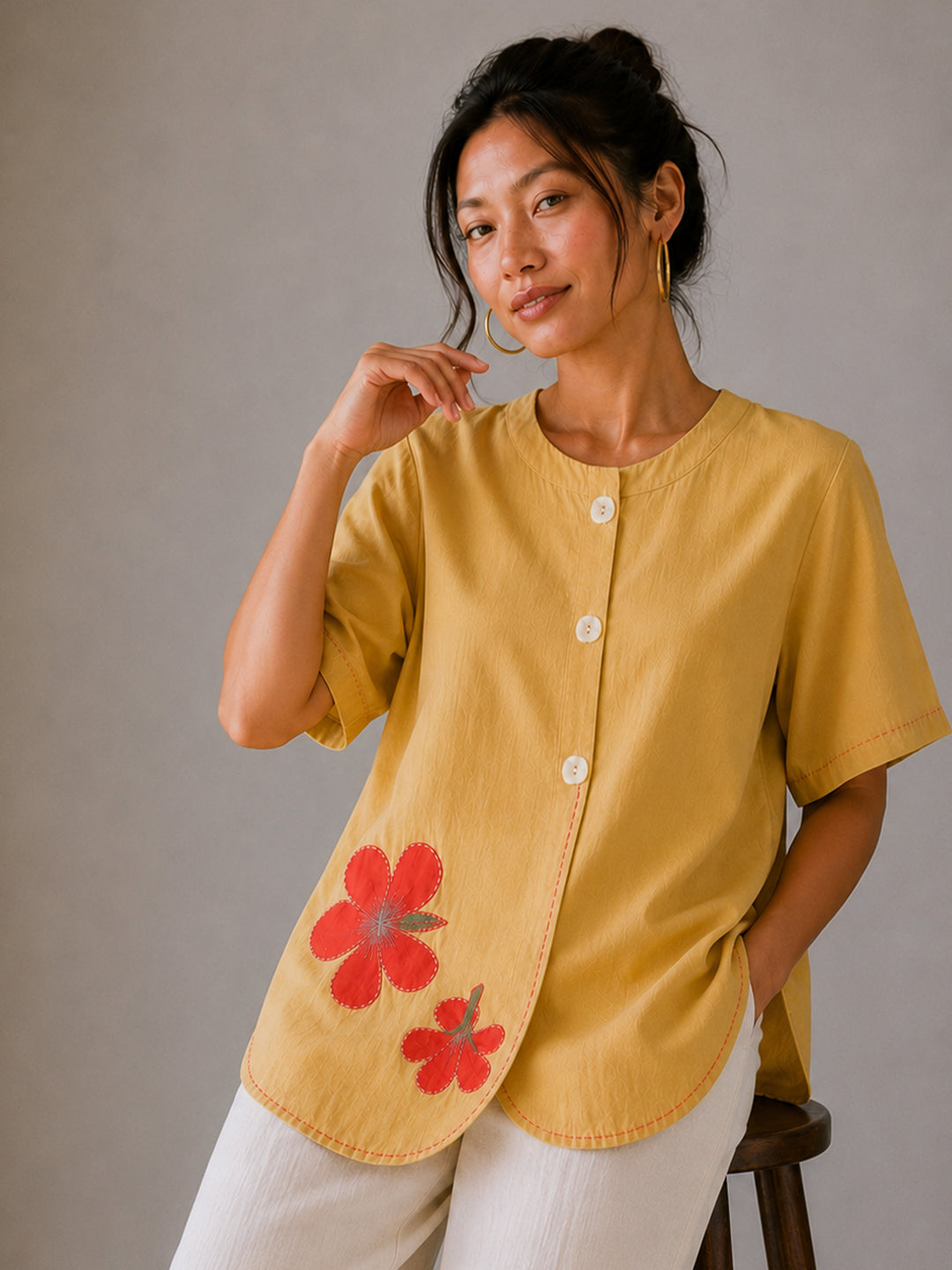 Butter Daisy Top