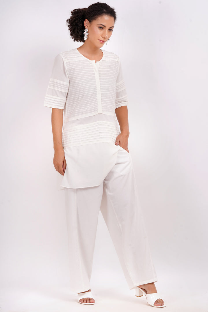 White Cotton Kurta