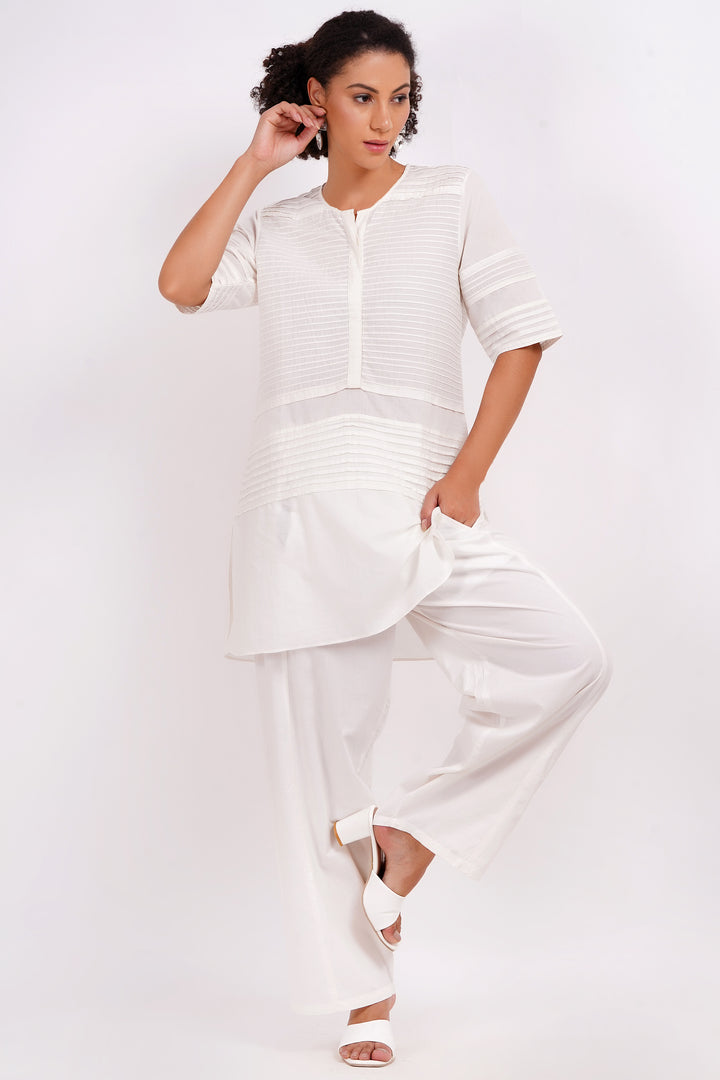 White Cotton Kurta