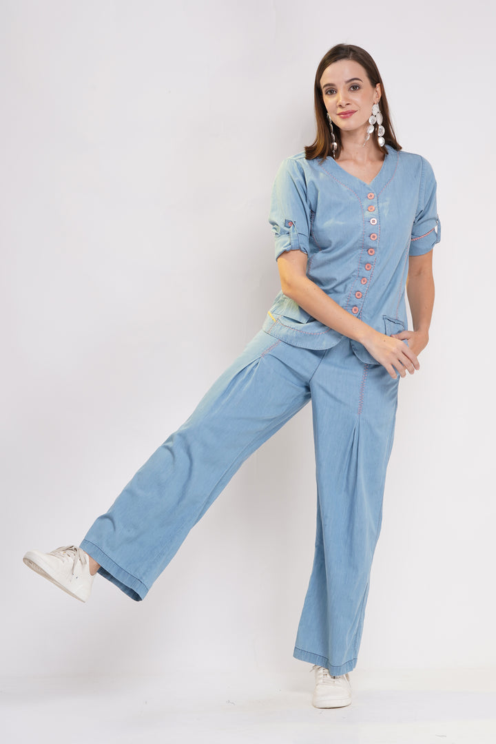 Dreamy Blue Denim Co-Ord Set