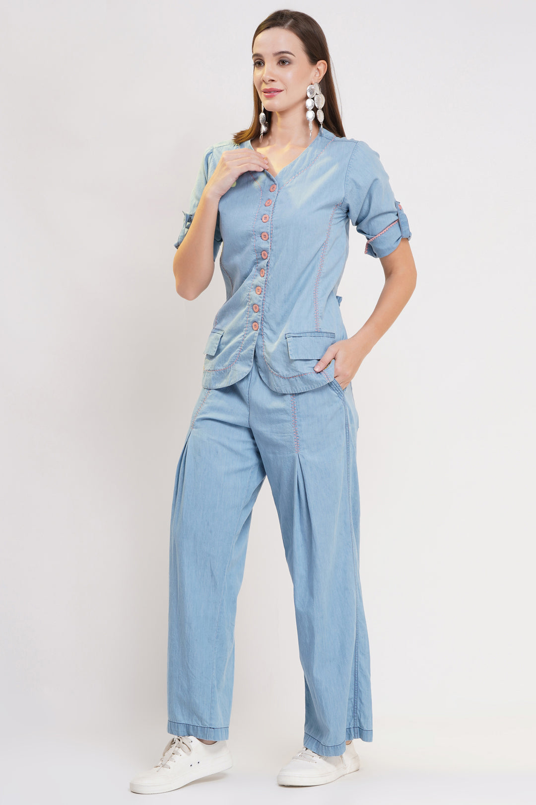 Dreamy Blue Denim Co-Ord Set