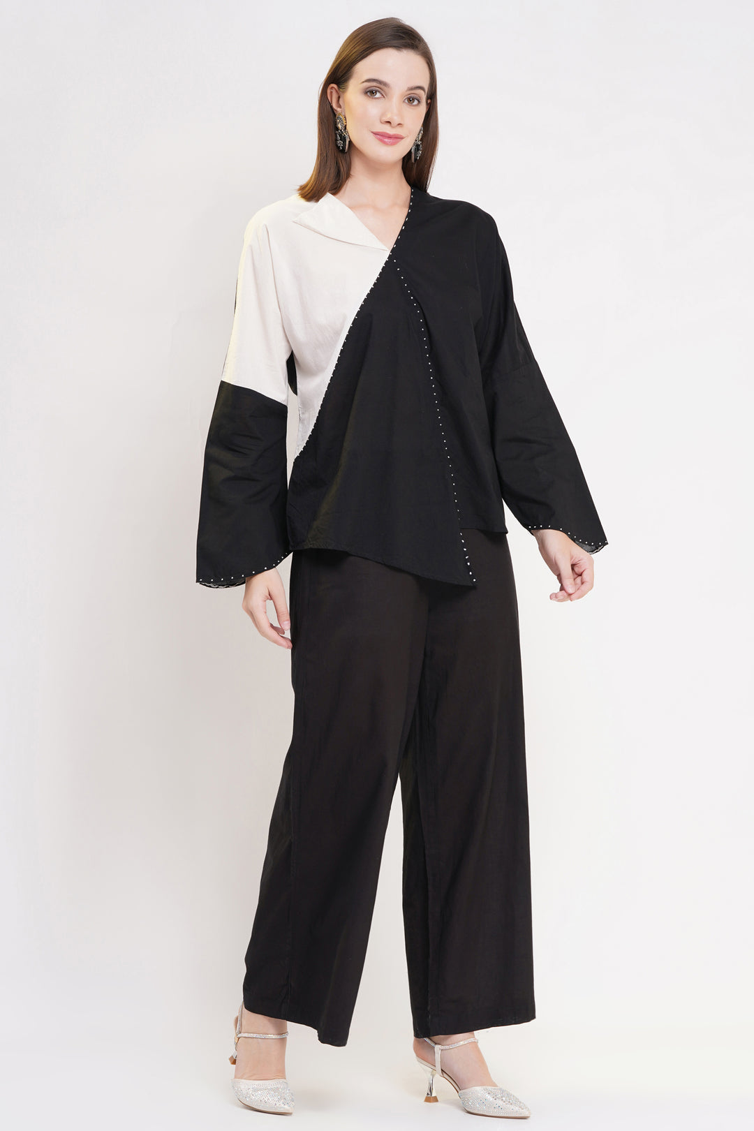 Ink and Ivory Co-Ord Set