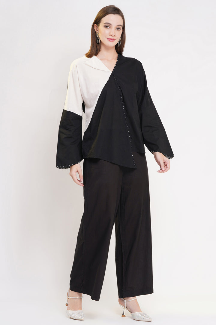 Ink and Ivory Co-Ord Set
