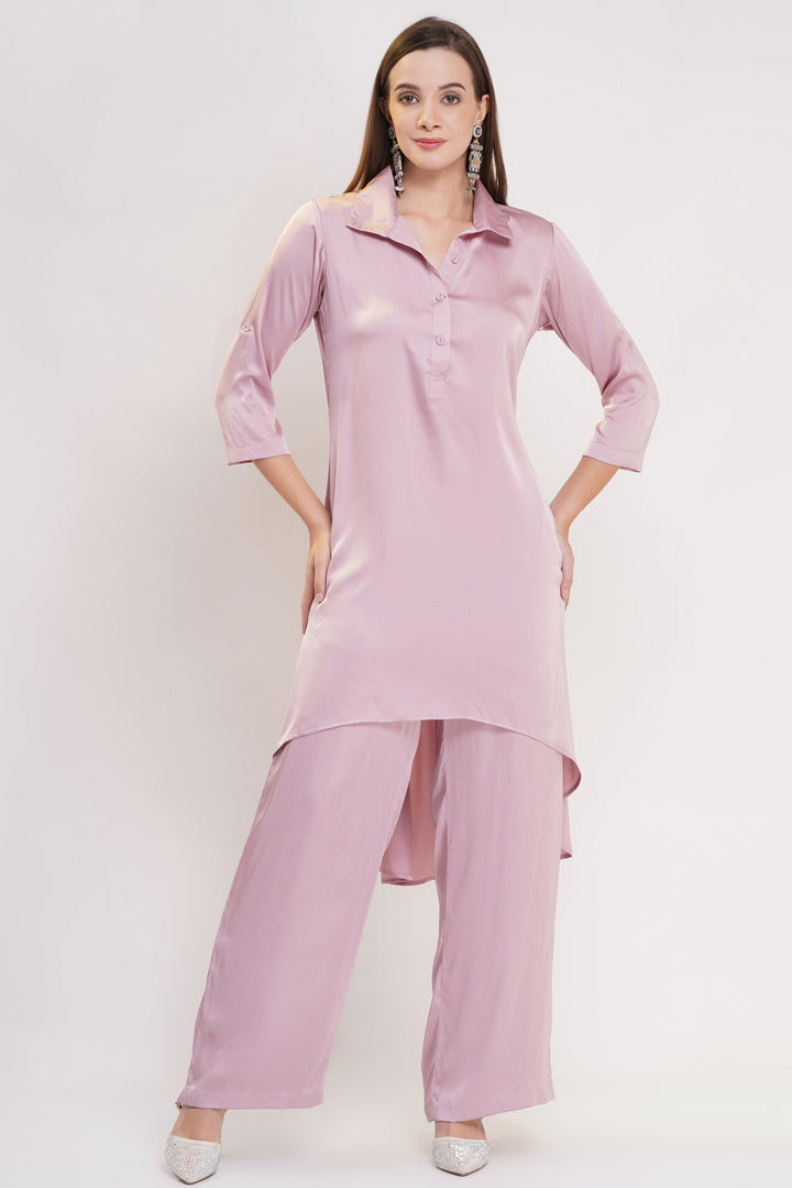 Armaani Satin Rose Kurta