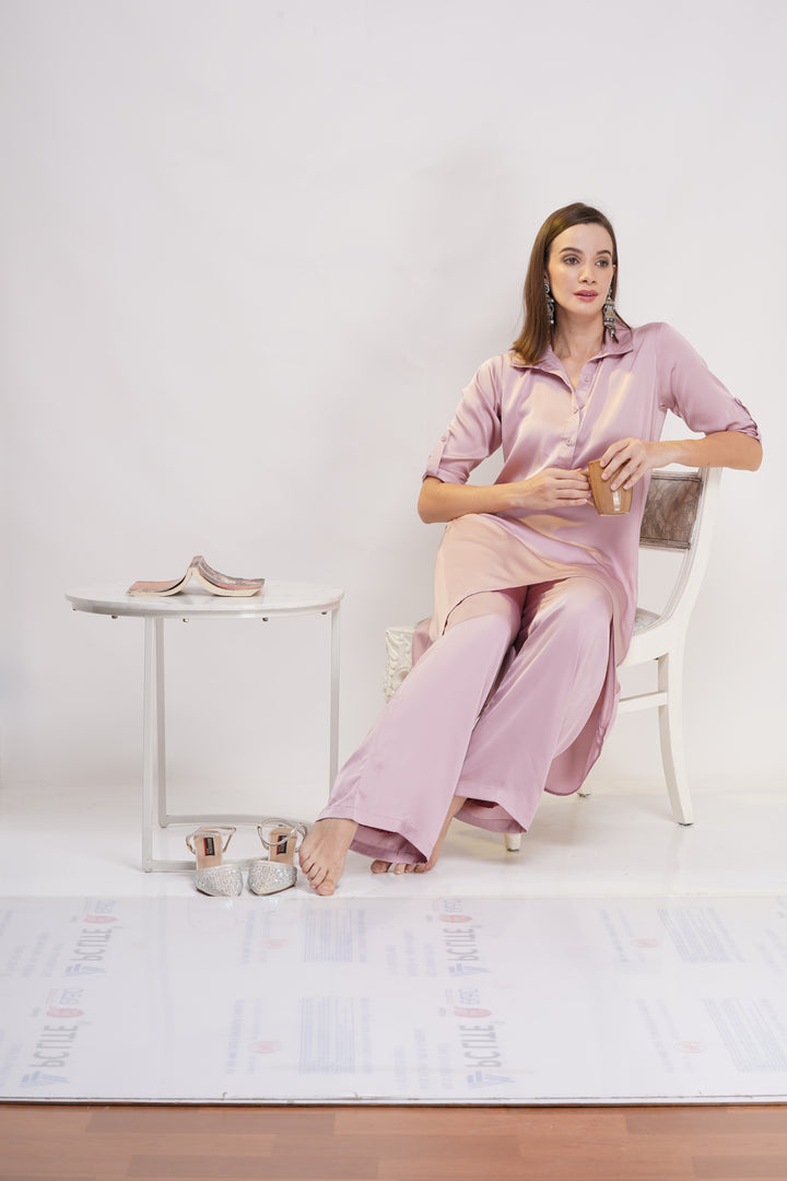 Armaani Satin Rose Kurta